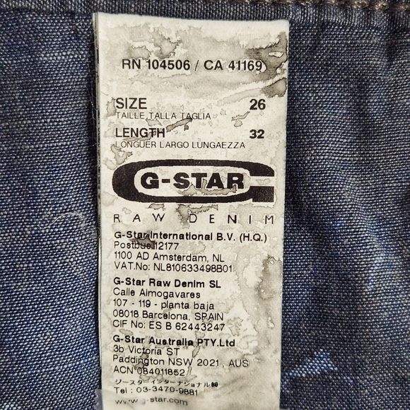 💖HOSTPICK💖G-STAR Raw Denim  Midge Vintage Loose Tapered Jeans - Picture 8 of 9